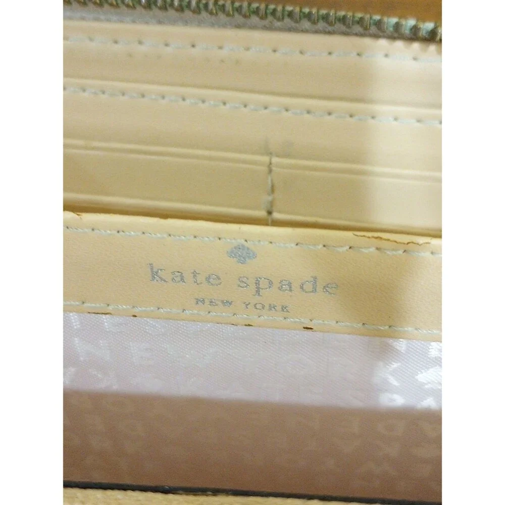 Kate Spade New York Rose Gold Wellesley Neda Metallic Leather Wallet